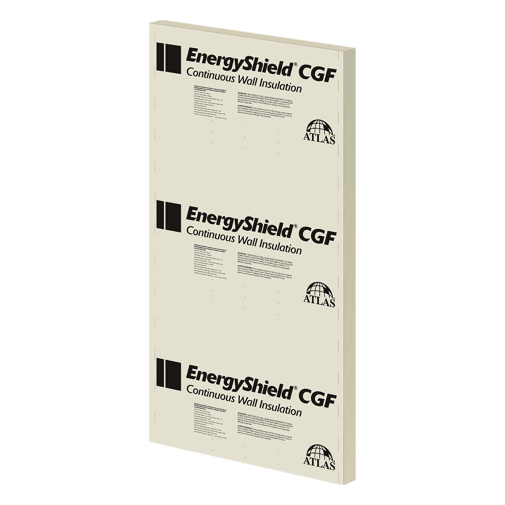 Atlas EnergyShield CGF Continuous Wall Closed Cell Polyiso Foam Board Insulation Product Distributor