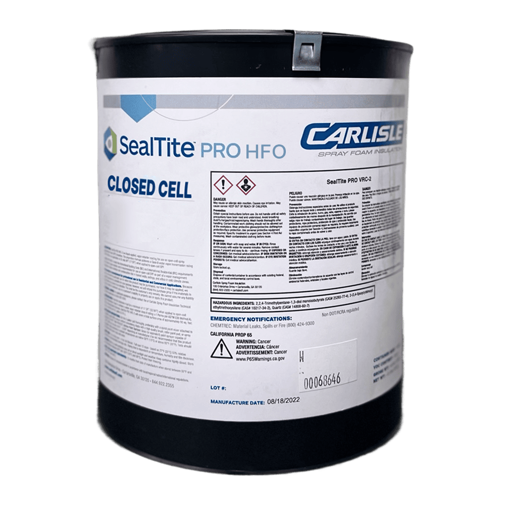 Carlisle SealTite Pro HFO Closed Cell Spray Foam Insulation Product Supplier