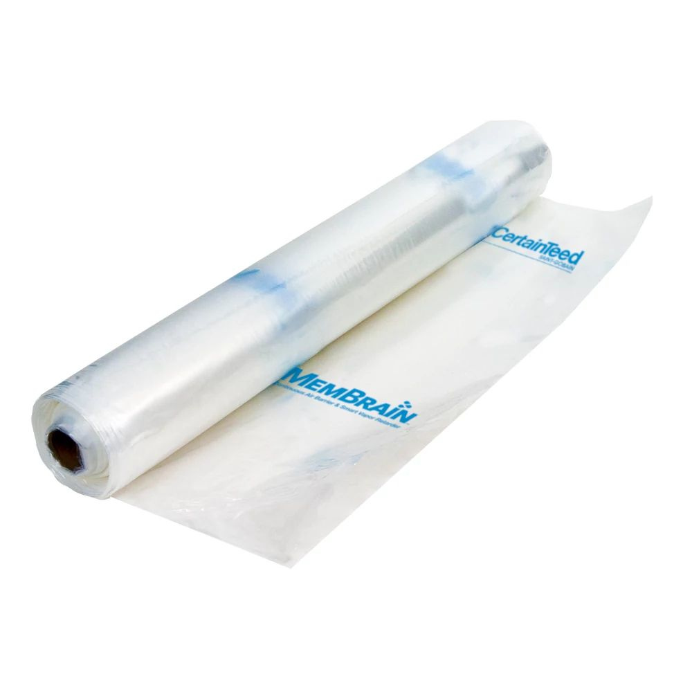 CertainTeed MemBrain Continuous Air Barrier and Smart Vapor Barrier Insulation