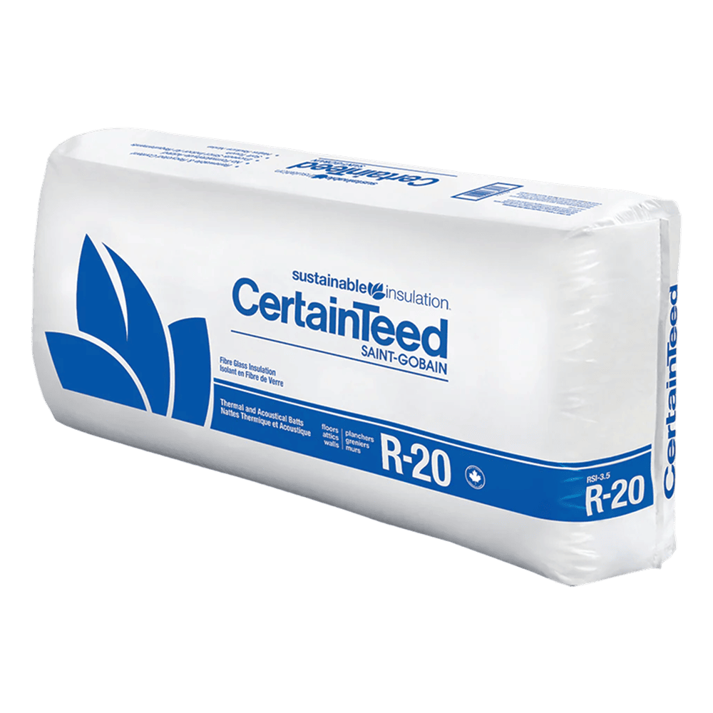 CertainTeed Sustainable Insulation R20 R-Value Fiberglass Batt Insulation Product Distributor