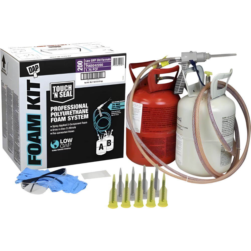 DAP Touch 'n Seal® 200 Low GWP 1.75 PCF FR Closed Cell Spray Foam Insulation Kit