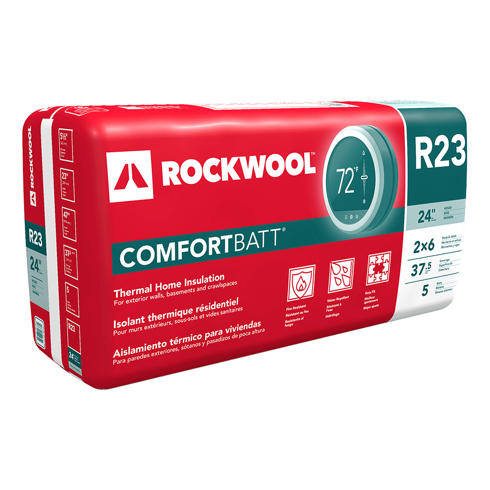 ROCKWOOL Comfortbatt R23 Stone Wool Batt Insulation Product Supplier