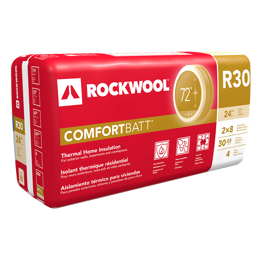 ROCKWOOL Comfortbatt R30 Stone Wool Batt Insulation Product Supplier