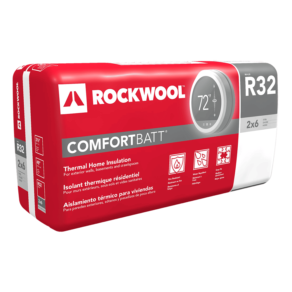 ROCKWOOL Comfortbatt R32 Stone Wool Batt Insulation Product Supplier