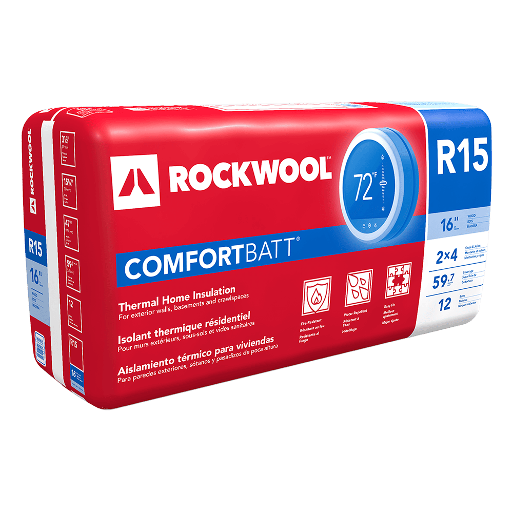 ROCKWOOL Comfortbatt® Stone Wool Batt Insulation