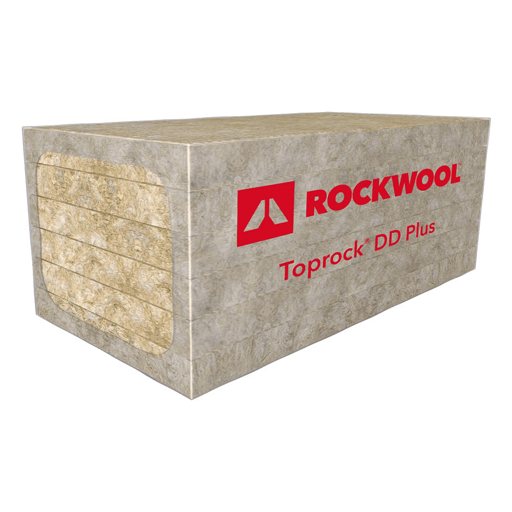 ROCKWOOL Toprock® DD Plus Bitumen-Coated Stone Wool Board Insulation